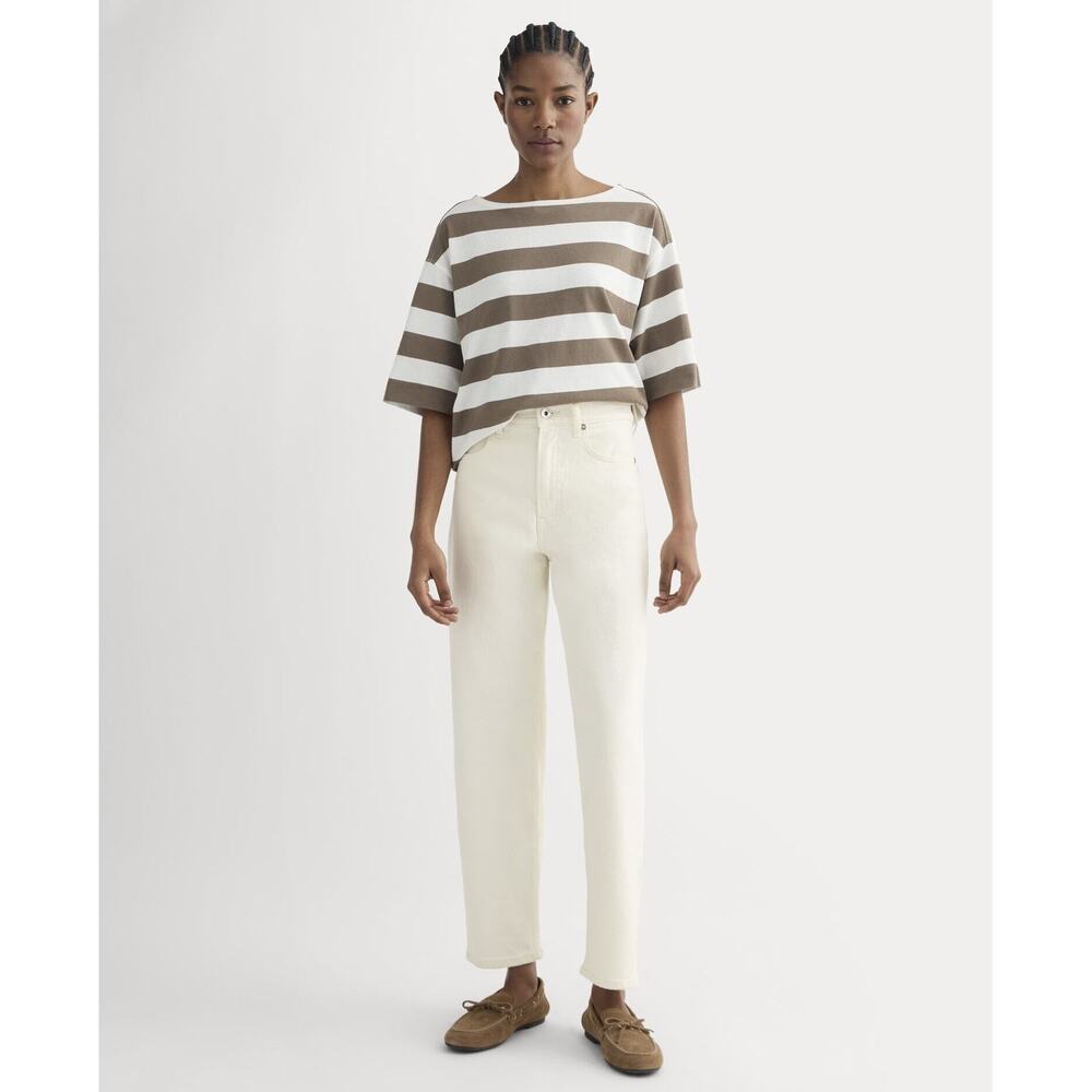 Everlane Women's Way-High® Jean 2.0 in Calico Ecru, Size 29, Cotton